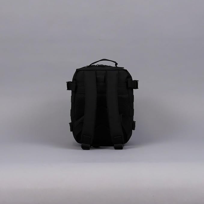 WOLFpak 9L Mini Tactical Backpack for Men &amp Women | Compact Small Everyday Carry Bag for Gym School Travel | Durable Water-Resistant Daypack with Molle System and Patch Panel (Nightshade Editi