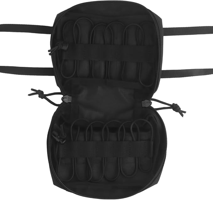 Tactical Medical Pouch - MOLLE IFAK &amp Trauma Kit Bag for First Aid Duty Belt EMT and Survival