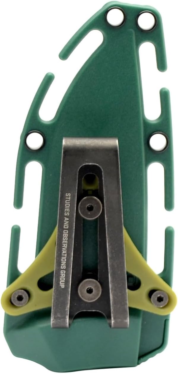 SOG Aegis FX Corrosion-Resistant Outdoor Survival Fixed Blade Knife | CRYO 4116 Krupps Steel | GRN Rubber Handle | UMS Sheath