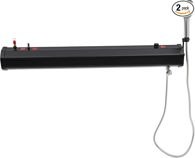 20L Portable Water Tank for Camping Roof Rack Mount Road Shower5.58ft Water Hose &amp Shower HeadUsed for Water Storage in Trucks Off-Road Vehicles RVs and Cars