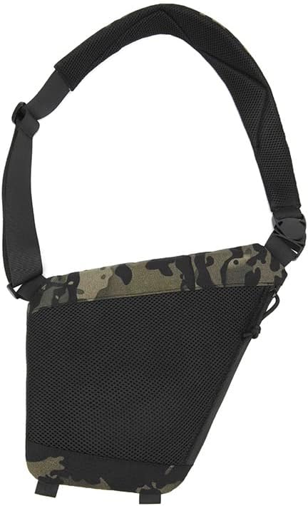 Outdoor Sports Gear Combat Hiking Pack Camouflage Kit Pouch Tactical Chest Sling Bag- Tan