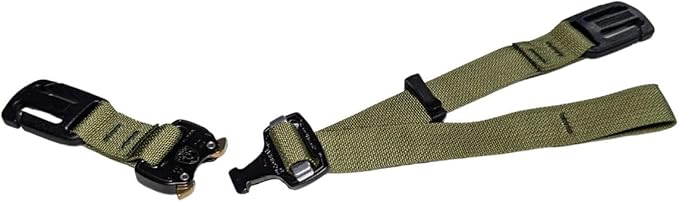 Hank's Surplus Made in USA Replacement Backpack MOLLE Sternum Chest Strap with Cobra Buckle (Olive Drab)