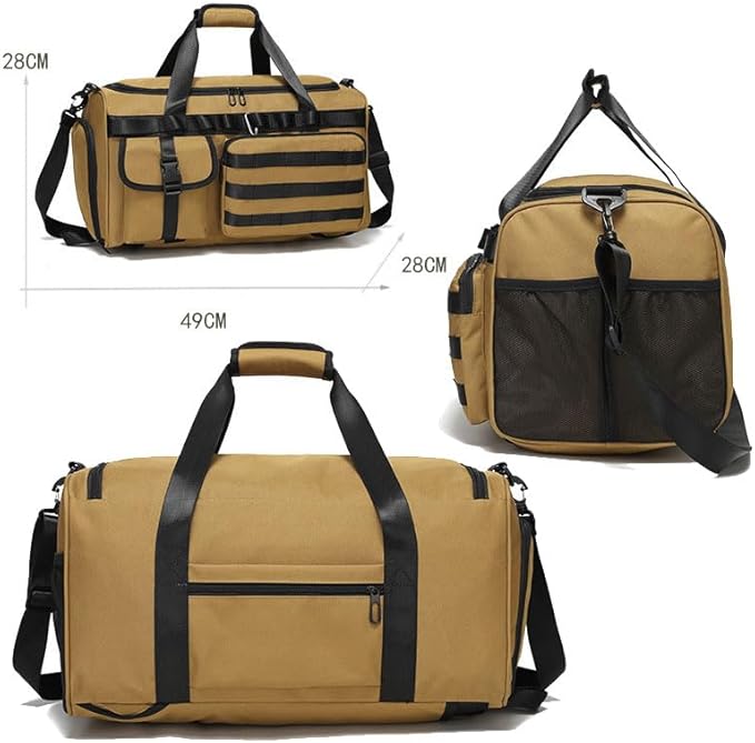Outdoor Sports Hiking Sling Bag Shoulder Gear Pack Range Bag Molle Camouflage Tactical Versipack - Tan