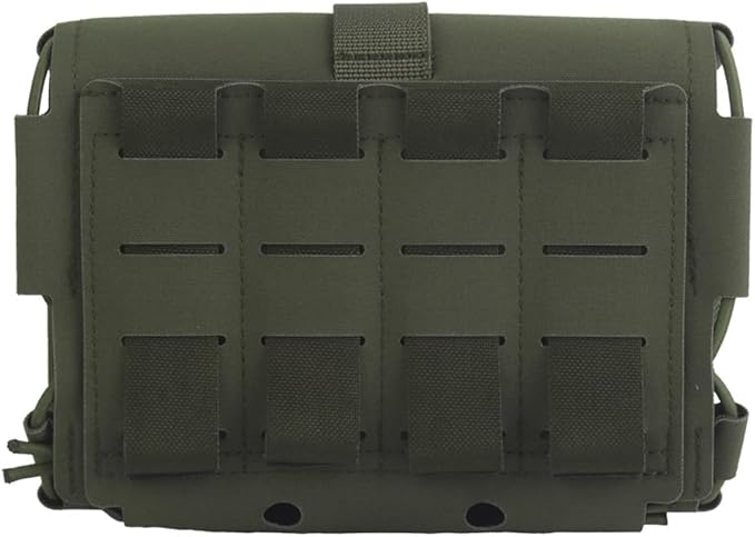 Tactical Medical Pouch - MOLLE IFAK &amp Trauma Kit Bag for First Aid Duty Belt EMT and Survival