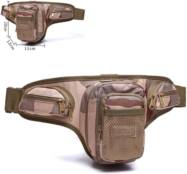Outdoor Tactical Bag Assault Combat Waistpack Camouflage Tactical Molle Waist Pack