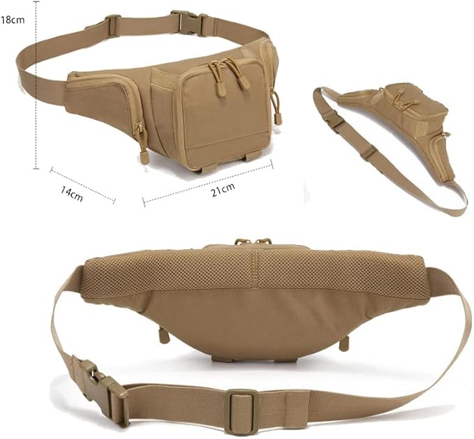 Outdoor Tactical Bag Assault Combat Waistpack Camouflage Tactical Molle Waist Pack