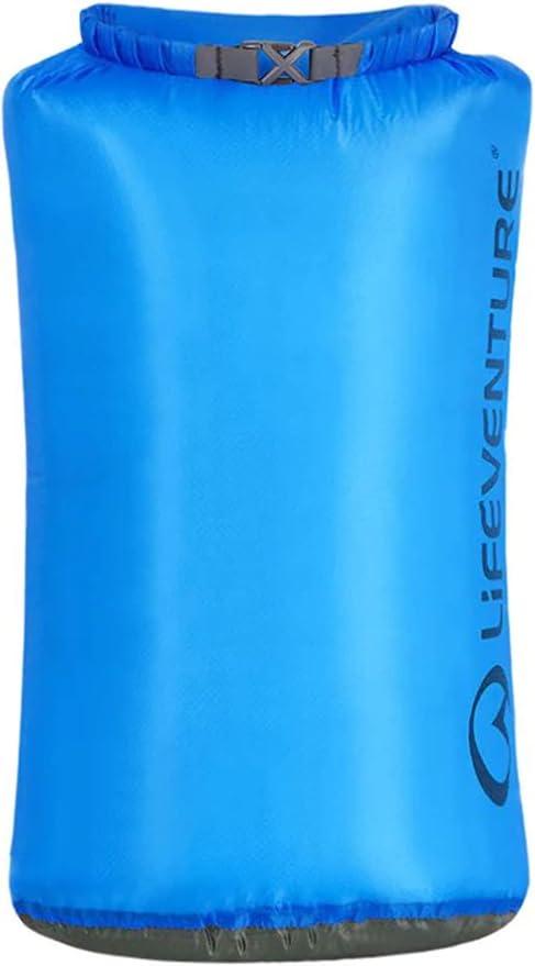 Lifeventure Ultralight Dry Bag Siliconized Rip-Stop Fabric with Fully Taped Seams Lightweight Waterproof Dry Sack for Kayaking Camping Hiking Traveling Boating Water Sports