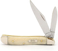 Case XX WR Pocket Knife Natural Bone Peanut Item #22727 - (6220 SS) - Length Closed: 2 7/8 Inches