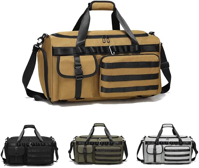 Outdoor Sports Hiking Sling Bag Shoulder Gear Pack Range Bag Molle Camouflage Tactical Versipack - Gray