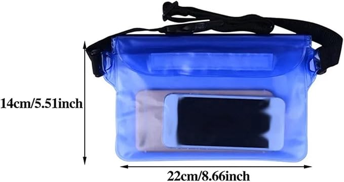 Waterproof Dry Bag 3 Layers High Waterproof Sealing Swimming Bag Large Size Transparent Underwater Dry Protection Bag for Mobile Phone for SwimmingBoating(Yellow)