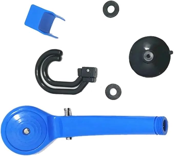 12V Portable Shower for Camping Outdoor Shower Set with Electric Water Pump 5m Cable Pet Washing Travel &amp Car Use(C)