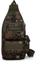 Outdoor Sports Hiking Sling Bag Shoulder Pack Camouflage Tactical 20L Chest Bag
