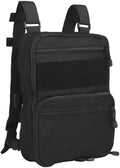 ACEXIER Flatpack D3 Tactical Backpack Hydration Carrier Molle Pouch Airsoft Military Gear Multipurpose Vest Assault Softback Travel Bag (Black)