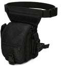 Outdoor Sports Hiking Versipack Camouflage Bag Tactical Leg Pack - Black