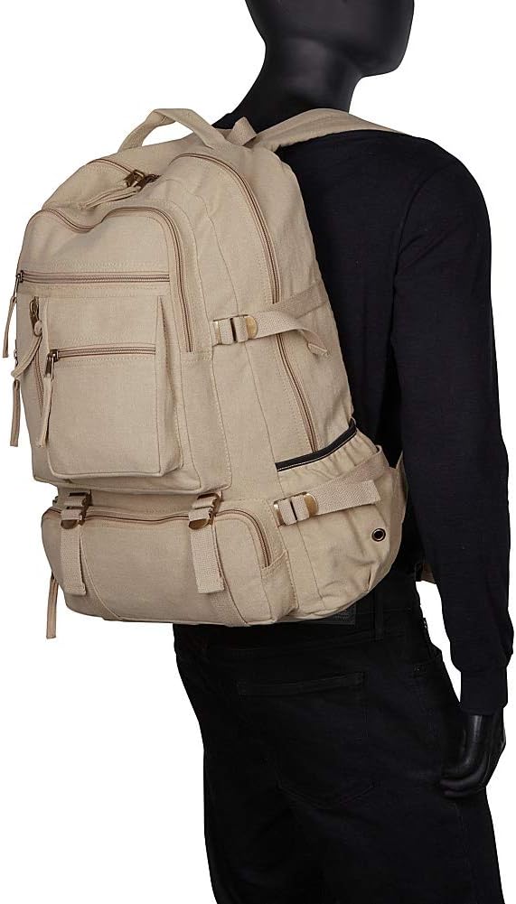 Fox Outdoor Products Retro Cantabrian No Leather Trim Excursion Rucksack