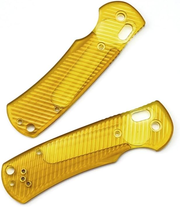 1 Pair Ultem Scales Handle Fits for Benchmade Griptilian 550 551 PEI Handle Patch with 3 Sets Screws