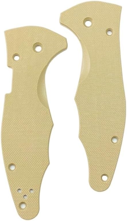 1 Pair G10 Scales Fits for Yojimbo 2 C85 Custom CNC Handle Patch DIY Replacement Accessories(Gray)