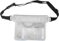Waterproof Dry Bag Waterproof Dry Bag Handbag Minimalist Handheld Makeup Bag One Shoulder Waterproof Swimming Bag Outdoor Travel Small Toilet Bag for SwimmingBoating(White Style B)