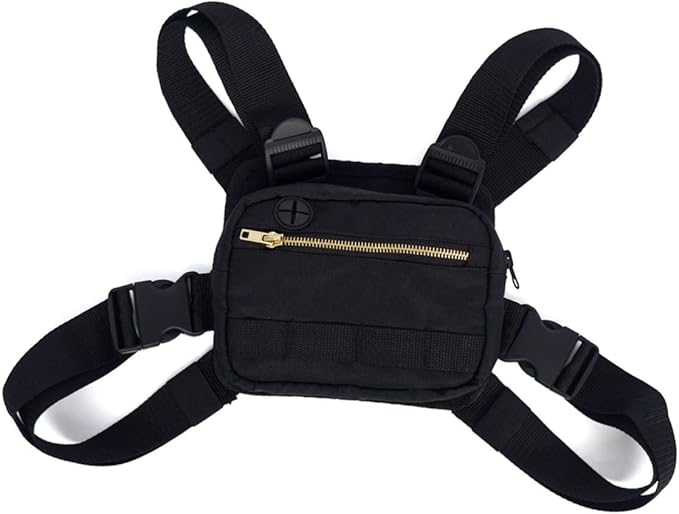 Compact Chest Pack Mobile Phone Accessories Bag Pouches Front Pouch Fashion Vest Bag for Outdoor Activities