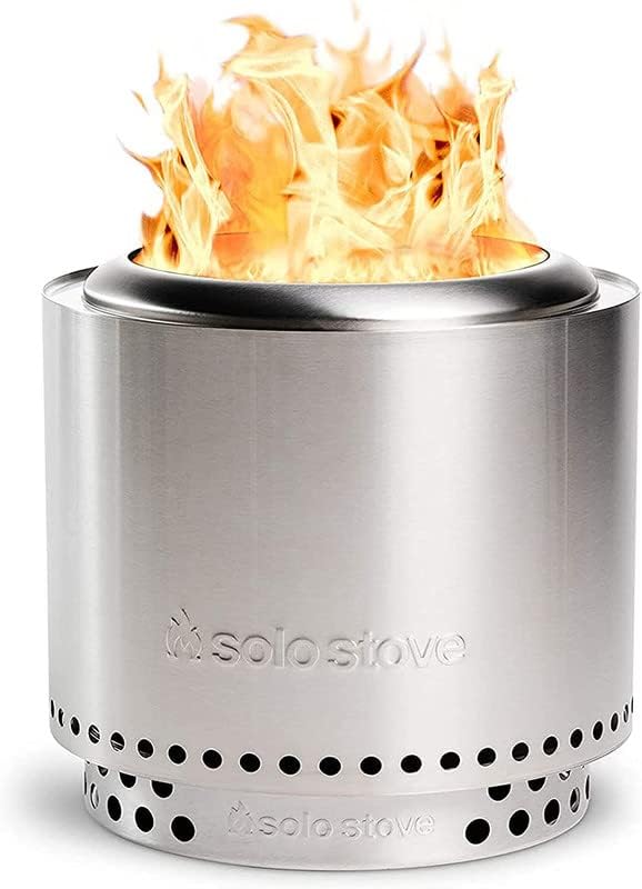 Solo Stove Ranger Backyard Bundle | Smokeless Fire Pit Kit Ideal for 2–4 People | Includes Stand Shield Lid Shelter | Portable Wood Burning Removable Ash Pan Stainless Steel