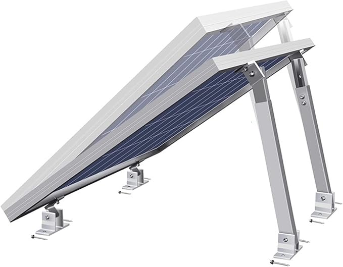 Newpowa Adjustable Solar Panel Tilt Mount Brackets 15-30 Degree Tilt Fits Most Standard Panels for RV Roof Off-Grid Universal 1-Pack (14 to 28 inches)