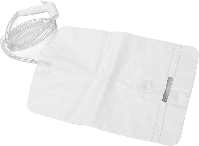 Bedside Shower Water Bag Portable Camping Shower Bag for Hair Washing In Bed Inflatable Shampoo Basin Elderly