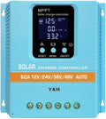 MPPT 100A Solar Charge Controller 12V 24V 36V 48V LCD Display Battery Intelligent Regulator Max 100V Input Dual USB for Lead-Acid/Lithium