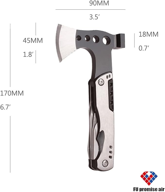 Stainless Steel Multipurpose Tool Kit Portable &amp Heavy Duty Light Weight &amp Durable Pocket Multi Tool Kit Suitable as Camping Multitool Emergency Pocket Tools