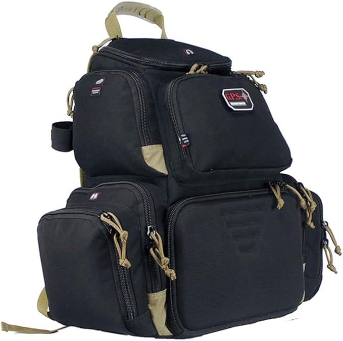 G5 Outdoors G.P.S. Handgunner Range Backpack Black/Tan