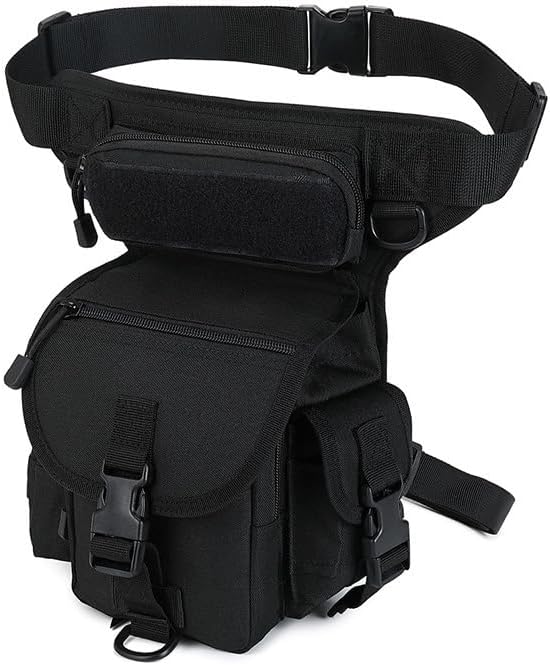 Military Tactical Drop Leg Bag Tool Thigh Pack Leg Rig Utility Pouch Outdoor