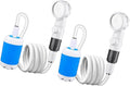 2PCS Rechargeable Outdoor Shower Set Cordless Water Sprayer for Camping Pet Care &amp Travel Portable Outdoor Shower