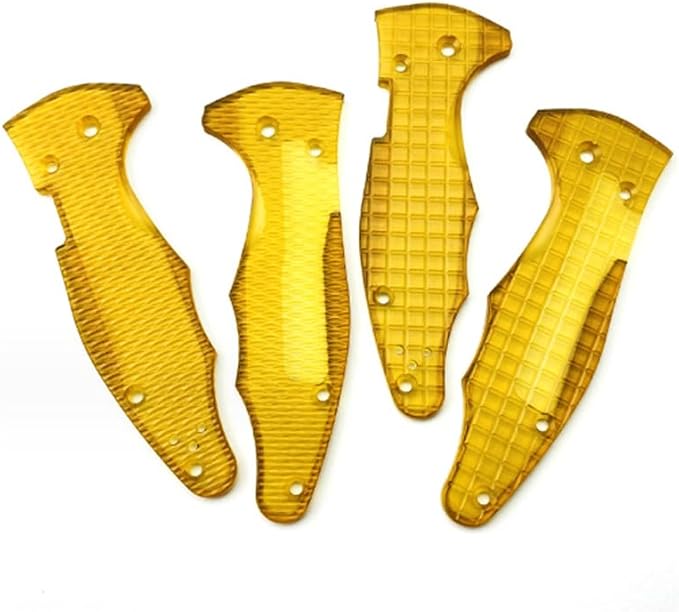 1 Pair PEI Scales Fits for C85 Yojimbo 2 Ultem Blank Handle Patch Replacement