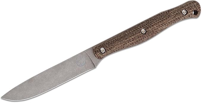 White River Knives Exodus 4 Natural Burlap Micarta handle.