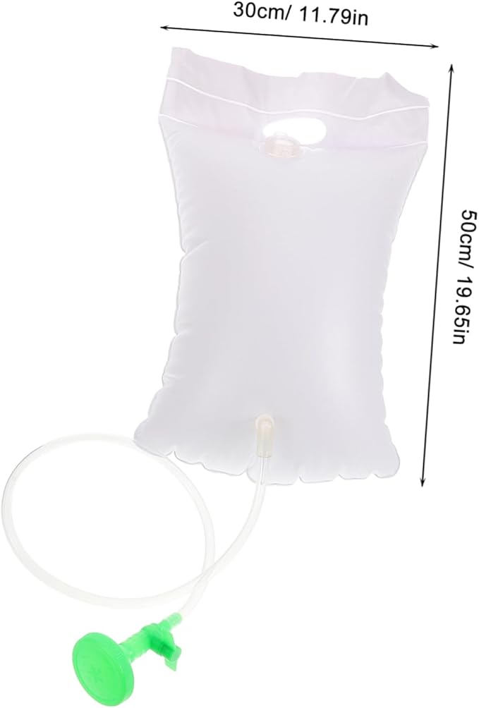 5pcs Portable Hair Washing Bag for Bedridden Patients Bedside Shower Water Bag Convenient Bath Aid for Elderly Care Space-Saving Design for Travel Home Use