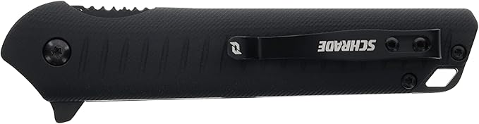 Schrade Delta Class Steelhead Folder 8in with 3.5in AUS-10 Steel Blade and G-10 Handle for EDC