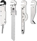 Roxon FT07 Bulid Your Own Multitool - FLEX Implements Tools Accessories Set (Box Cutter Ruler &amp Magnetic grabber Pen &amp Tweezers &amp Needle T Shank Adapter)