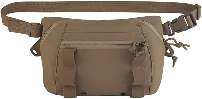 Tactical Pouch With Hook-and-Loop Panel Nylon Multipurpose Utility Bag With Elastic Straps For Team Activities Airsoft Cosplay