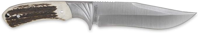 iFIELD Sport Hunting Knife - 5.5 inch Blade Survival Knife with Leather Sheath Camping Tool for Fishing Hunting Sport Activity