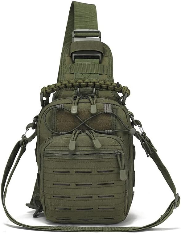 Outdoor Sports Hiking Sling Bag Shoulder Pack Camouflage Tactical Molle Chest Bag