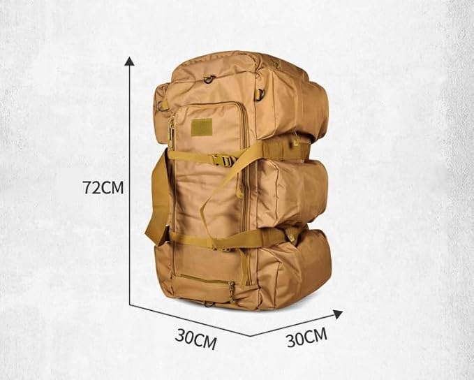 Tactical Backpack Military Molle Hiking 56-75L Outdoor tactical shoulder double shoulder hand duffel bag Russian camouflage