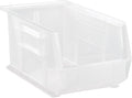 Hudson Exchange 15 x 8 x 7 (12 Pack) Plastic Stackable Storage Bin and Hanging Container Clear