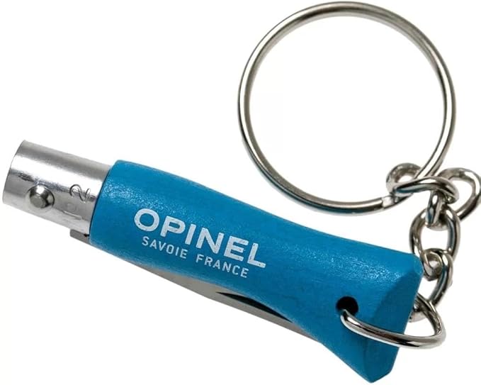 Opinel N02 CYAN KEYRING /6