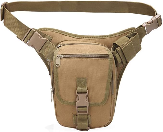 Outdoor Sports Hiking Versipack Camouflage Bag Tactical Leg Pack - Green