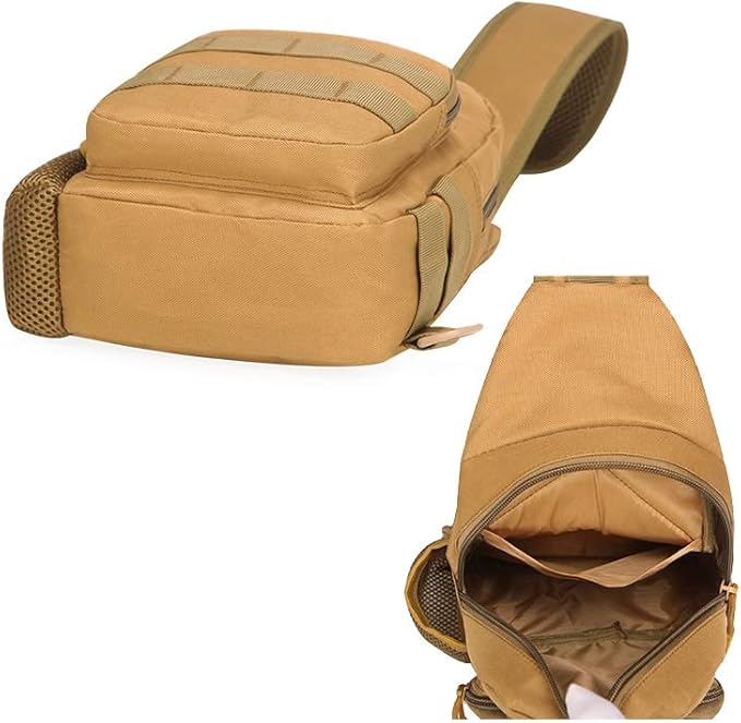 Outdoor Sports Hiking Sling Bag Shoulder Pack Camouflage Tactical Molle Chest Bag