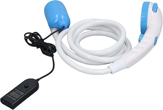 Portable Outdoor Shower Electric Shower Pump USB C Portable Shower with Multiple Spray Modes for Camping Hiking Traveling Pet and Garden Watering