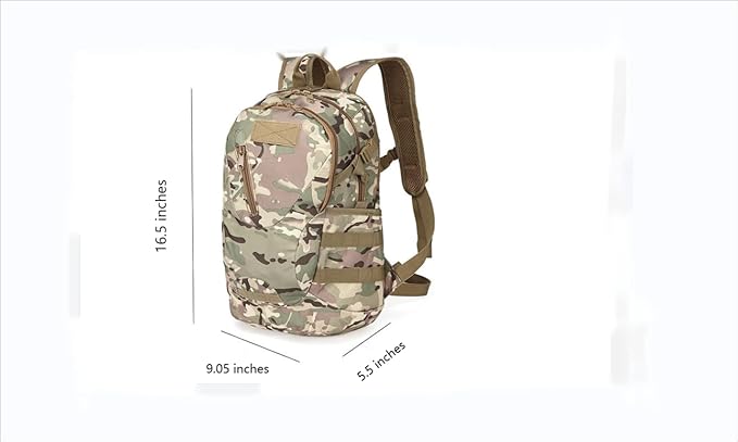 20L Tactical Multifunctional Backpack Camping Hunting Mountaineeringand Outdoor Travel Tactical MOLLEBackpacks