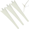 3-Blade Wind Turbine Blades 550mm-900mm Horizontal Axis Wind Turbine Blades High Strength Nylon Fiber Blade Wind Turbine Blades Wind Turbine Accessories Easy to Use Easy to Install800mm