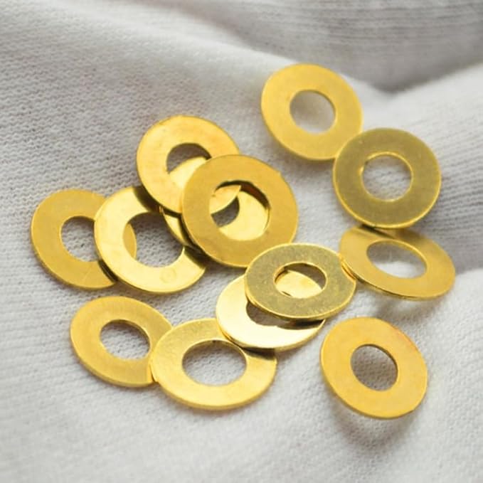 2 Pieces Custom Gasket Brass Washer Replacements Fit for C10 C11 Delica 4 DIY Accessory