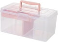 Cabilock Storage Bins Lid Multipurpose Storage Box Handle Lid Pantry Storage Organizer