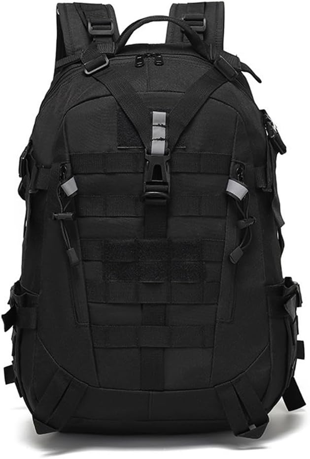 Military Tactical Backpack Large Military Pack Army 3 Day Assault Pack Molle Bag Rucksack Assault Bag (Black)